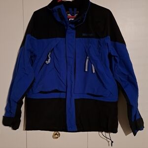 Marmot blue & black jacket size Medium